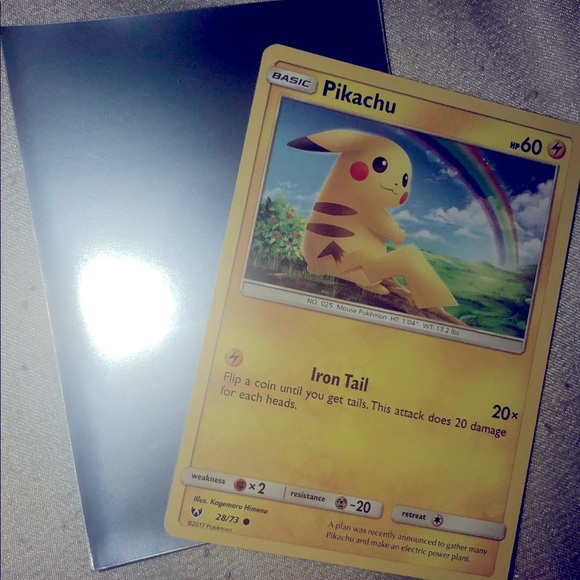 Pikachu Pokemon Card